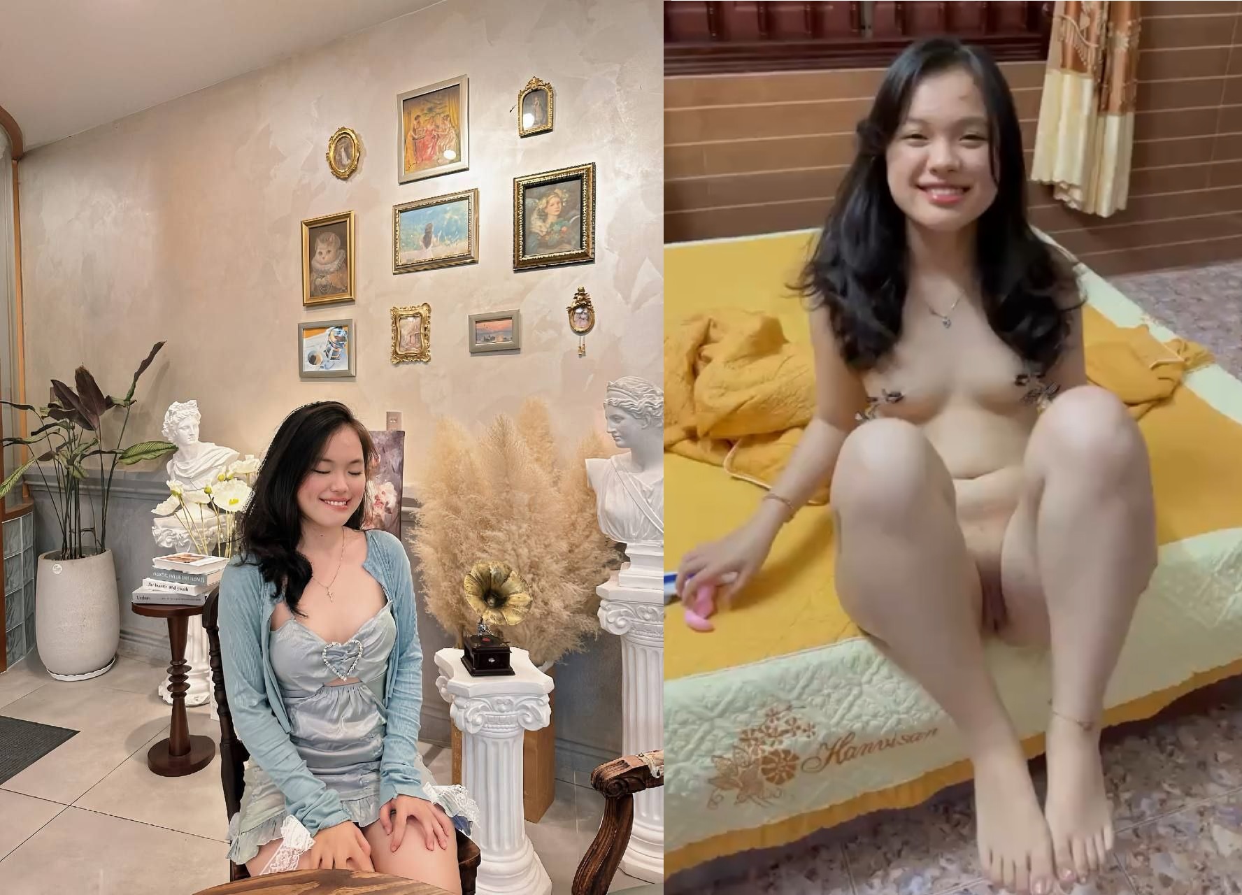 Em Gái Cực Kỳ Thủ Dâm Dâm Dục Tự Sướng Trên Sofa - Siêu Nóng